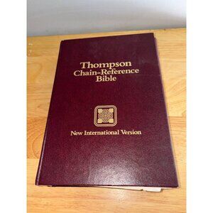 Thompson Chain-Reference Bible New International Version Burgundy Hardcover 1983